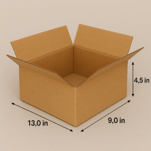 Buy 3-Ply 13.0 x 9.0 x 4.5 Brown Corrugated Box