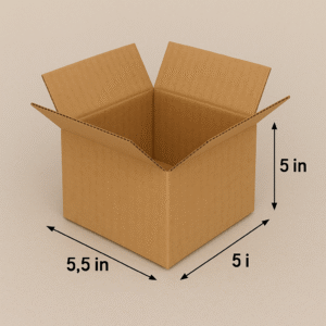 Buy 3-Ply 5.5×5×5 inches Brown Corrugated Boxes