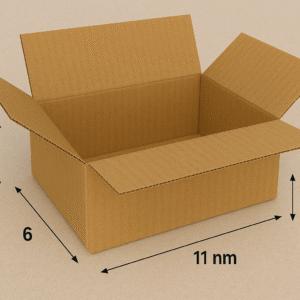 Buy 3-Ply 11×6×4.5 inches Brown Corrugated Boxes